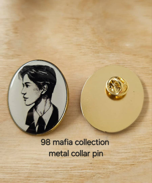 HAKKEN 98 MAFIA COLLECTION metal pin comes with photos